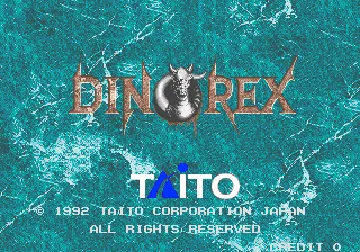 Dino Rex (Japan) screen shot title